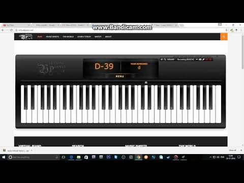 How to play virtual piano automatically using.....