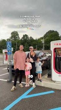 20 HOUR ROAD TRiP iN THE TESLA!🏝️🌊 WE’RE GETTING CLOSER👀