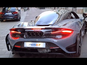 [8k] McLaren 765LT sounds aggressive at idling and light revs. Gorgeous in super high resolution