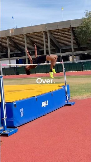 High jump is all about repetition! #highjump #track #trackandfield #highjumper #highjumping