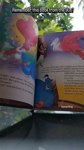 Remember this Disney Aladdin book from the 90s? #90skid #90s #nostalgia #nostalgic #vintageindia
