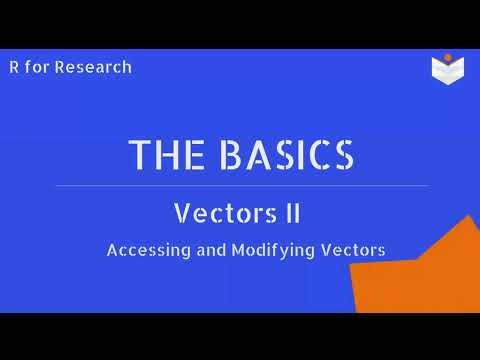 Accessing and Modifying Vector Elements in R