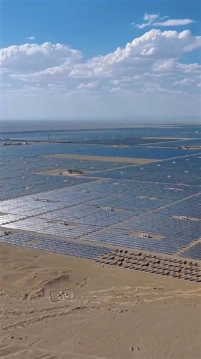 59K views · 805 reactions | From Desert to Oasis: China’s Solar Grazing Shift #solarfarm #desert #sheep #fyp #foryou | thinktato | Facebook