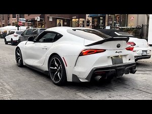 Loud GR Supra with Akrapovic Exhaust