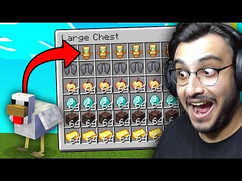 MINECRAFT BUT KILLING MOBS SPAWNS OP STRUCTURES WITH OP LOOT | RAWKNEE