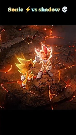 shadow 💀 vs sonic⚡| sonic the hedgehog movie | #shadow #sonic #power