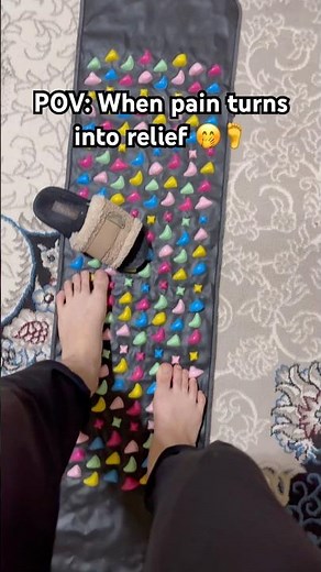 After Work, My Acupressure Foot Mat Knows Exactly Where to Press 👣✨😮‍💨 #footmassage #relief