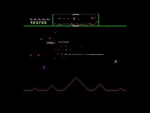 Defender {Blue label} [Arcade Longplay] (1980) Williams