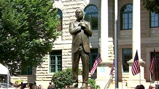John Lewis statue unveiled in Georgia