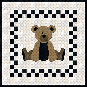 Baby Bear Quilt Pattern: Charming Nursery Decor (digital Download, 46-inch Square - Etsy