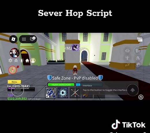 Blox Fruits Server Hop Script - No Key Required