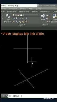 Fungsi Object Snap Autocad - Intersection