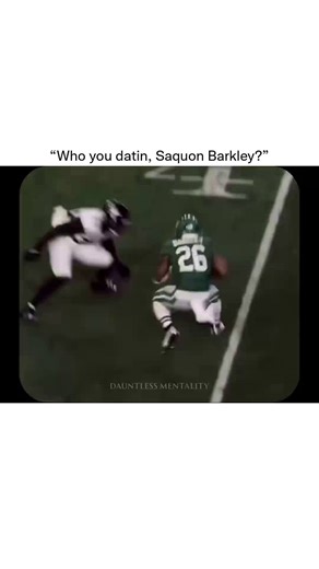 Football Content on Instagram: "Saquon Barkley is an absolute beast on the football field, known for his rare blend of power, speed, and agility that makes him nearly impossible to stop when he’s at his best. A former Penn State star and second overall pick in the 2018 NFL Draft, he quickly proved himself as one of the most dynamic running backs in the league, capable of breaking off explosive runs, hurdling defenders, and catching passes like a wide receiver. His lower-body strength and balance