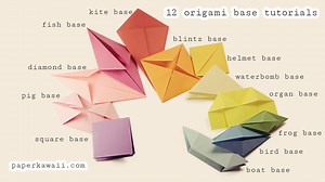 Origami Base Folds For Beginners - Paper Kawaii