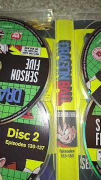 UNBOXING DRAGON BALL SEASON 5 THE COMPLETE DVD EDITION