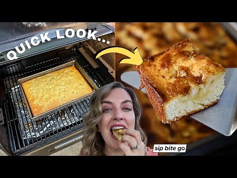 Easy Traeger Smoked Cake (SIMPLE Pellet Grill Dessert)