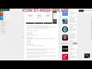 ICOM ST4002A android app External GPS ICOM 9700-7100 many more