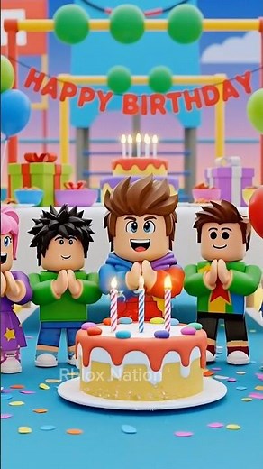 Hip Hip Hooray Birthday Song for Children 🎂 #roblox