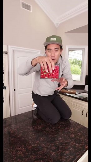 100 liters of strawberries vs guy