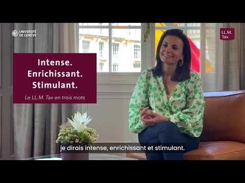 Claire Walle, témoignage LL. M. Tax, maîtrise universitaire d'études avancées (MAS) à temps partiel
