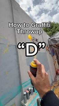 How to easy graffiti letter “D” 👈