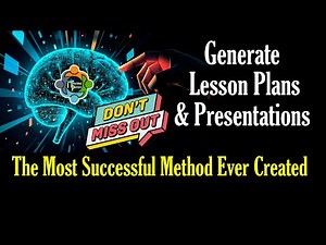 Generate Lesson Plan and Presentation - Mind Blasting