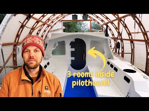Boat Build: How I built 3 rooms in a tiny space [E107]