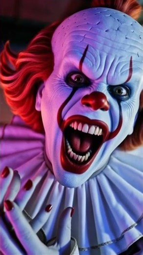 Evil Clown Horror Canvas Wall Art 🤡🖤