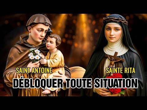 SAINTE RITA DE CASCIA et SAINT ANTOINE💖PRIÈRE POUR DES CAUSES URGENTES 🙏 DÉBLOQUER TOUTE SITUATION