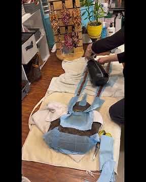 How to remove water stains on Louis Vuitton Vachetta leather without damaging the leather