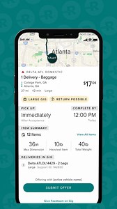 Want to provide feedback about a Gig you see on the map? With our recent app update, now you can! Driver feedback helps us create a better experience for all drivers using the Roadie app. Update the app today and help shape the road ahead! | Roadie