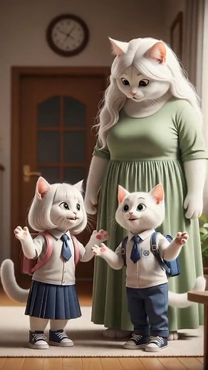 21K views · 436 reactions | mother saves lives of naughty and mischievous children #truestory #cat #aicat #shortstory #realstory | Miau Mates | Facebook