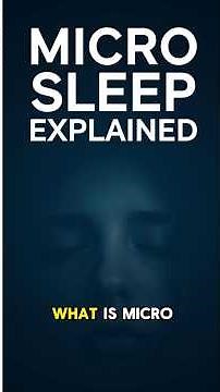 MICRO SLEEP EXPLAINED⚠️ Is It DANGEROUS? What Do Micro Sleeping Episodes Feel Like While Driving?