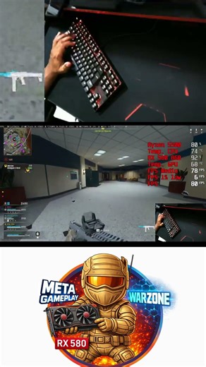 RX580 | CALL OF DUTY | WARZONE | FPS | CONFIGURAÇÃO #callofdutyBrasil #gameplay #rx580