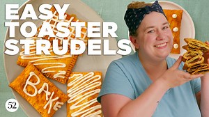 4.9K views · 157 reactions | Join Food52’s Resident Baking BFF Erin McDowell as she whips up pastries she’s dreamt of since childhood: toaster strudel! Learn to make 3 versions as she fills them with chocolate hazelnut spread, jam, and cream cheese with brown sugar. Chocolate-Hazelnut Non-Toaster Un-Strudel: https://f52.co/3uKIyF8 Jam Toaster Strudel: https://f52.co/3IHy8LV Brown Sugar Cream Cheese Toaster Strudel: https://f52.co/3P4LIeR | Food52 | Facebook