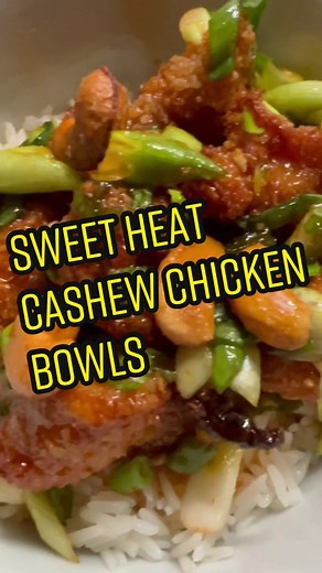 Delicious Sweet Heat Cashew Chicken Bowls Recipe