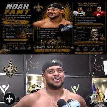 Noah Fant Talks Building Chemistry with Tyler Shough & Settling into New Orleans ⚜️