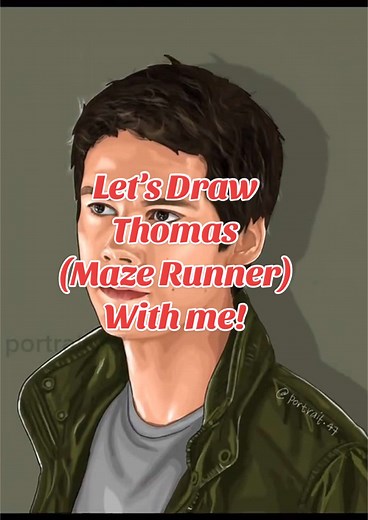 Drawing Thomas from The Maze Runner! 🏃🏻‍➡️✨ Who’s your favorite character? Music background credit to: @ammo4532 on YouTube #TheMazeRunner #Thomas #dylanobrien #foryoupage #digitalart #procreate #artistatiktok #commissionart #portraitillustration #artcommissionmalaysia #artcommission #melukis #pelukismalaysia #lukisanpotret #dylanobrienedit