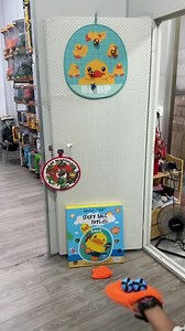 Factory price 48 yuan, B.DUCK brand, authentically authorized, D21 children's sticky cake tray, two double-sided trays, with eight balls, a pair of duck handles, can be hung on the wall, 3C barcode, 24 boxes per piece | Toy-Stock