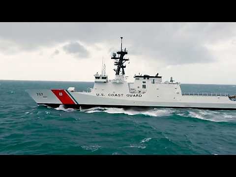 National Security Cutter Midgett Sails Away