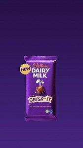 Classic creamy chocolate now with more crisps in every bite. New Cadbury Crisp-It | Cadbury Dairy Milk | Facebook