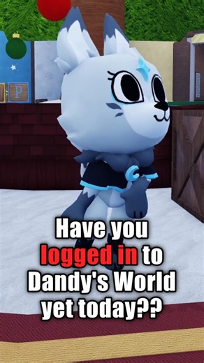 Have you logged in yet today?? Don't forget to!! | #roblox #robloxshorts #dandysworld