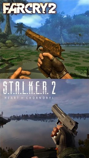 Desert Eagle Weapon Jams in Far Cry 2 vs STALKER 2 🔥