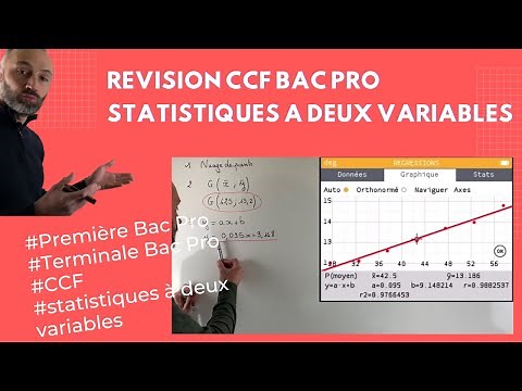 🎓 Prepare for your CCF Bac Pro mathematics - Two-variable statistics