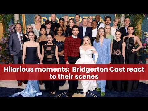 Hilarious Moments: Bridgerton Cast react 😂😂to their Scenes| Bridgerton Season 4 Casts #lukethompson
