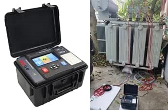 Transformer DC Resistance Tester Meter 20A 10.0uΩ-1.0000MΩ for Measuring Transformer DC Resistance,Metal Components Between Resistance Test,Low Value Resistance Test,Contact Resistance Test,Etc