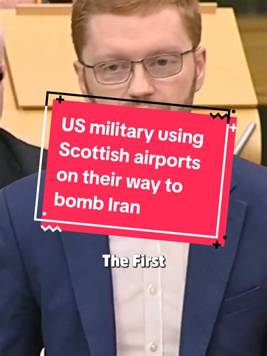 24 US military flights via a Scottish Government-owned airport in the week before the attack on Iran! It's time to evict Trump's troops from Prestwick. #ScottishTikTok #Scotland #Trump #Scottish #DonaldTrump