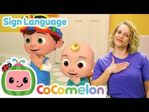 Please and Thank You Song | CoComelon with ASL | 🖐️ Sign Language for Babies 🖐️