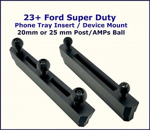 Ford Super Duty (23 ) Device Mount for Phone Tray (20/25mm Amps Ball) - Updated Version - Etsy