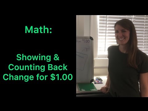 Math: Counting Back Change for $1.00